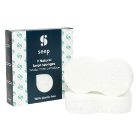 The Seep Company Large All-Purpose Cellulose Sponges - 2 Pack