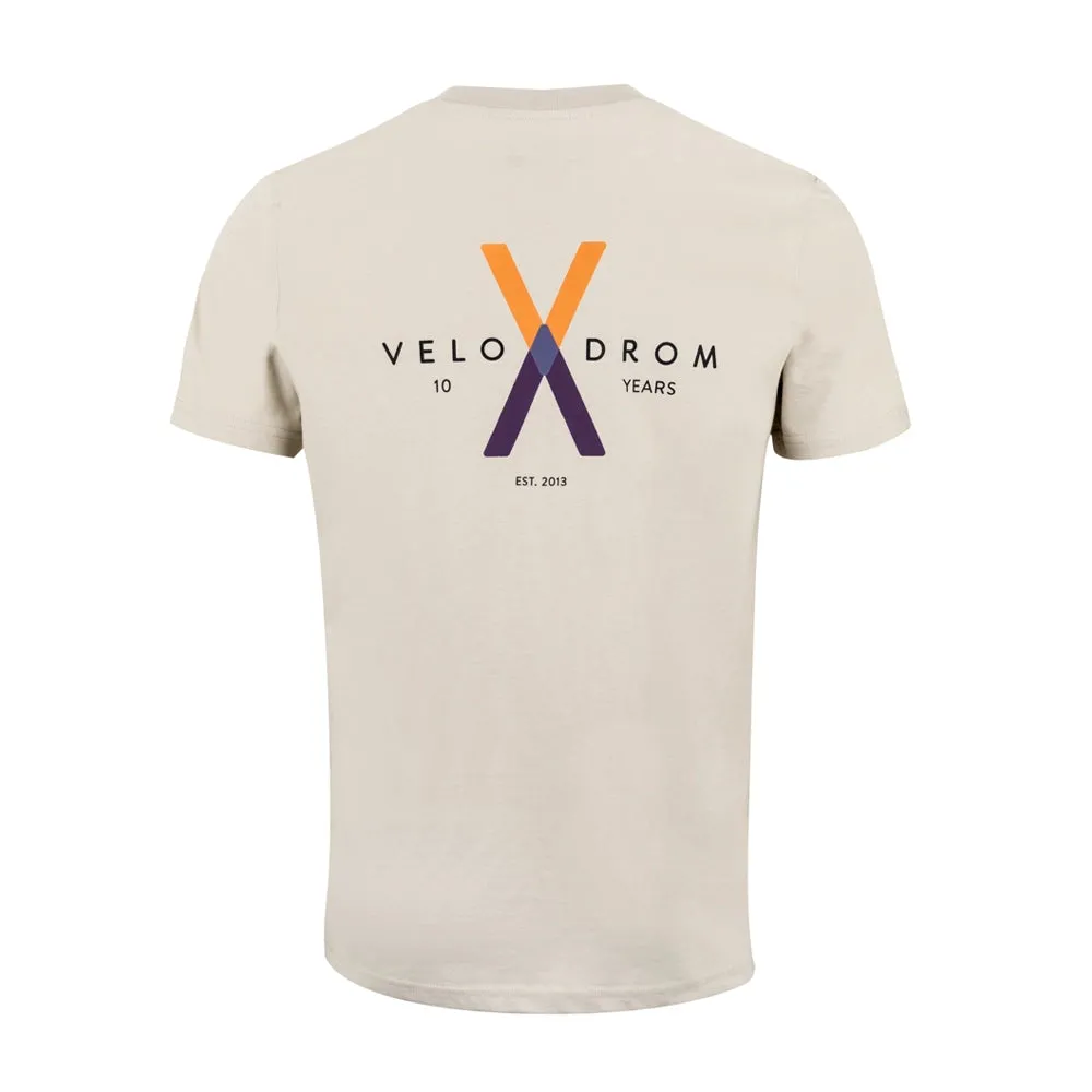 VELODROM VCC 10 Years Tshirt - Beige