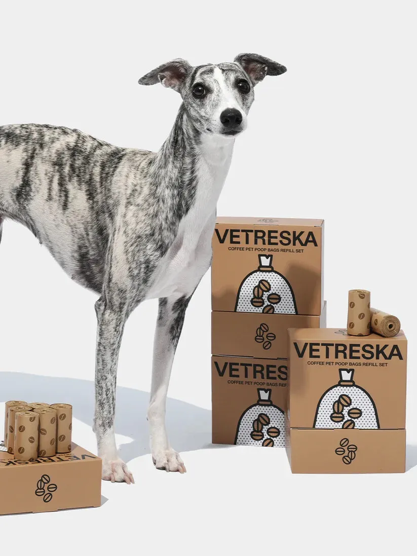 Vetreska - Coffee Scented Poop Bags (12 Rolls)