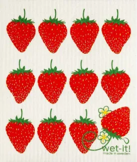 WET IT! CLOTH STRAWBERRIES