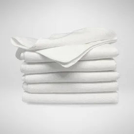 White Microfibre Cloths