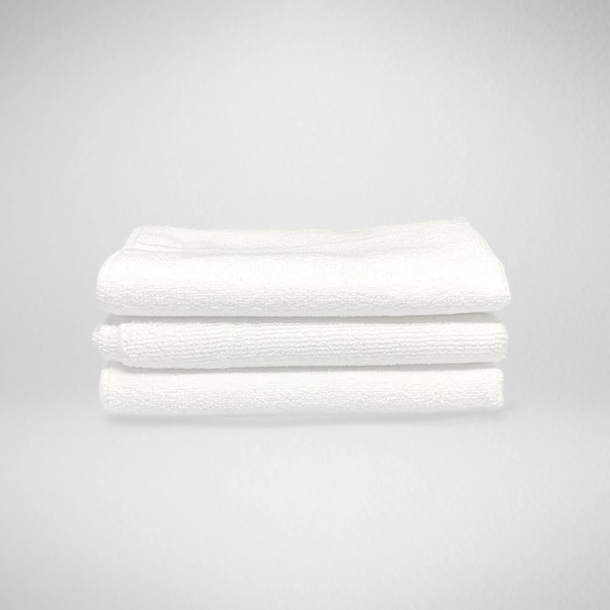 White Microfibre Cloths